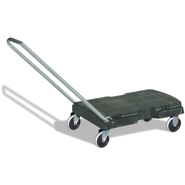 View: 4401-20 Triple Trolley (6 pack) Straight Handle, 5" dia x 7/8" w (12.7 cm x 2.22 cm) Casters